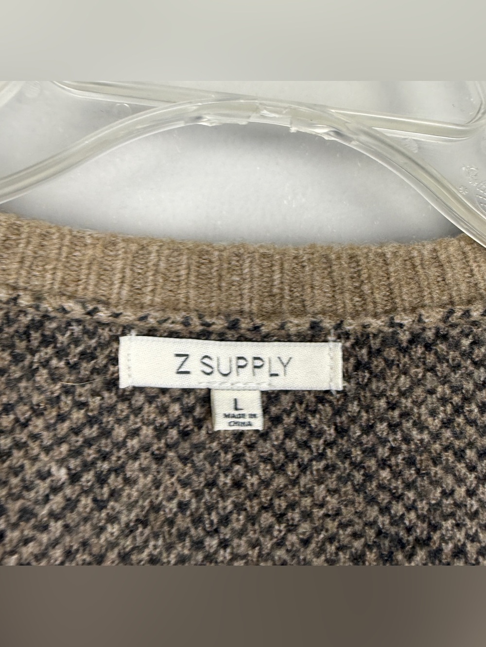 Evereve Z Supply 2025 Outlook Leopard Button Cardigan Sweater - Picture 4 of 5